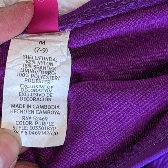String Bikini Bottoms in Purple or Pink - Picture 5 of 6